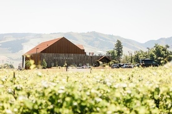 Doubleback vineyard and building